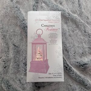 Pink Glitter Lantern